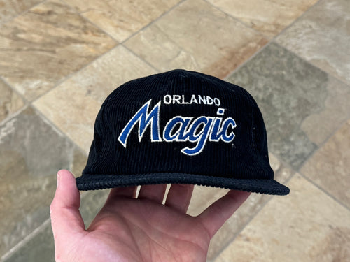 Vintage Orlando Magic Sports Specialties Script Corduroy Basketball Hat