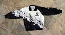 Load image into Gallery viewer, Vintage Oakland Raiders Logo Athletic Splash Football Jacket, Size Large
