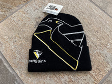 Load image into Gallery viewer, Vintage Pittsburgh Penguins Robo Pen Beanie Knit Hockey Hat