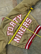 Load image into Gallery viewer, Vintage San Francisco 49ers Chalkline Satin Football Jacket, Size Large