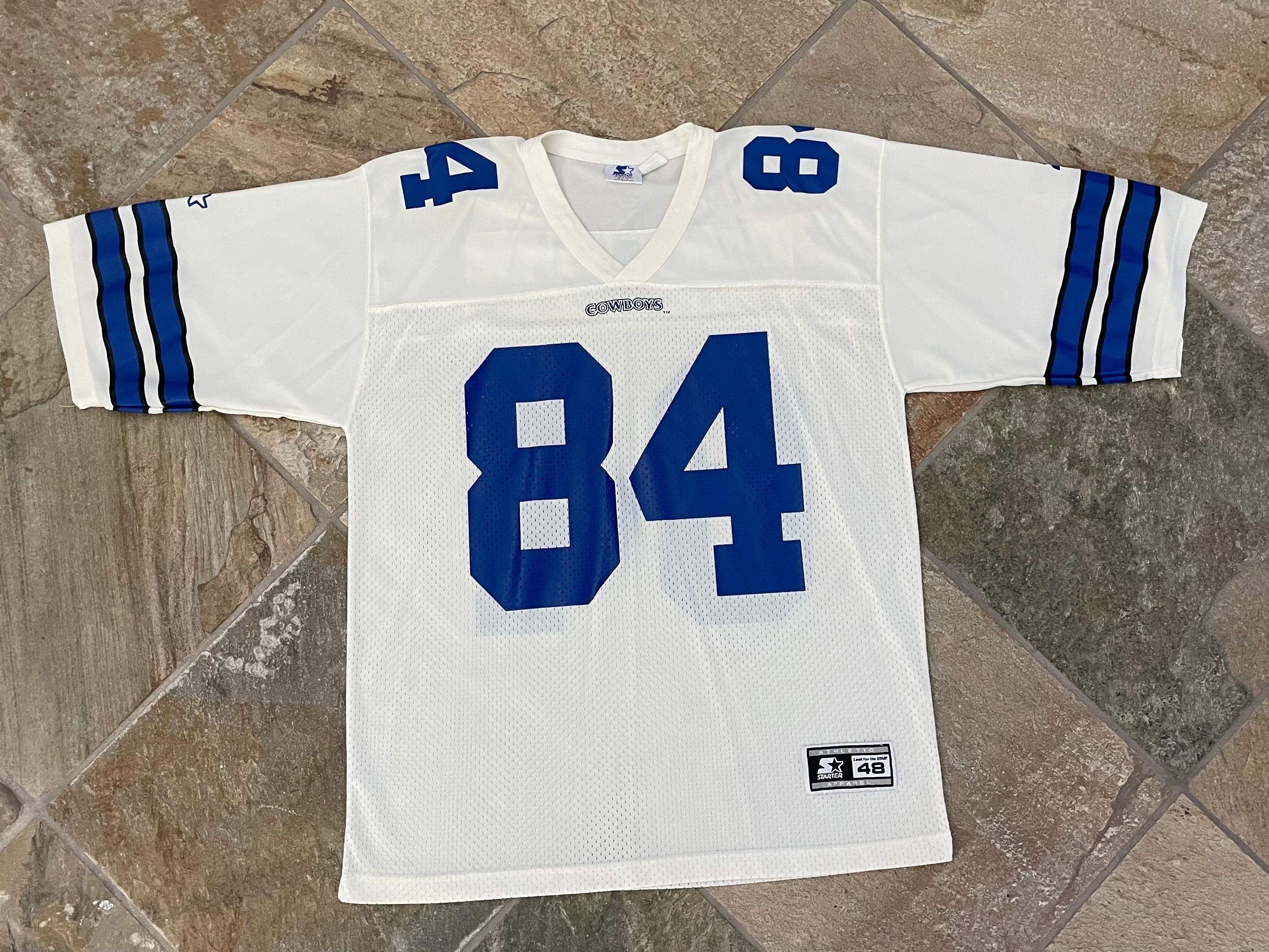 84 JAY NOVACEK Dallas Cowboys NFL TE White Throwback Jersey