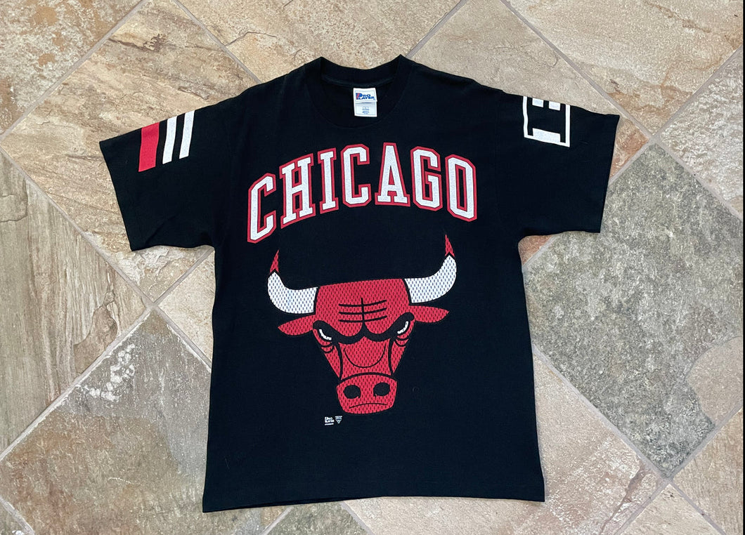 Vintage Chicago Bulls Pro Player Basketball TShirt, Large