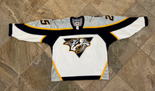 Load image into Gallery viewer, Vintage Nashville Predators Sergei Krivokrasov Bauer Hockey Jersey, Size Large