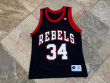 Load image into Gallery viewer, Vintage UNLV Runnin’ Rebels JR Rider Champion Basketball Jersey, Size 40, Medium