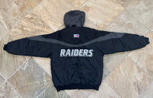 Load image into Gallery viewer, Vintage Oakland Raiders Logo Athletic Parka Football Jacket, Size Medium