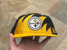 Load image into Gallery viewer, Vintage Pittsburgh Steelers Logo Athletic Sharktooth Snapback Football Hat