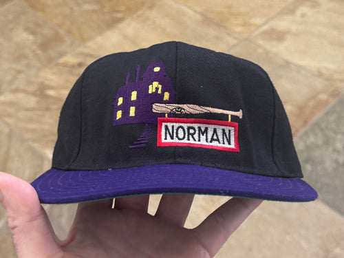 Vintage Norman Bates Bats Oklahoma Minor League Pro Fitted Baseball Hat, Size 7 3/8