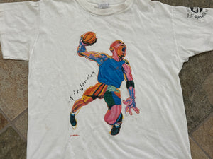 Vintage Michael Jordan Hoop Heros Nike Basketball TShirt, Size XL