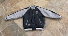 Load image into Gallery viewer, Vintage Oakland Raiders Pro Player Leather Football Jacket, Size Large