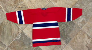 Vintage Montreal Canadiens CCM Maska Hockey Jersey, Size Small