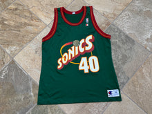 Load image into Gallery viewer, Vintage Seattle SuperSonics Shawn Kemp Champion Basketball Jersey, Size 48, XL