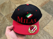 Load image into Gallery viewer, Vintage AC Milan Strapback Youth Soccer Hat