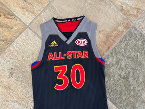 Golden State Warriors Steph Curry Adidas NBA All Star Basketball Jersey, Size Youth Small, 6-8