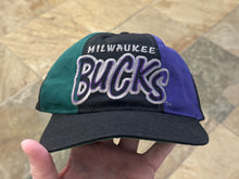 Load image into Gallery viewer, Vintage Milwaukee Bucks Starter Tri Power Snapback Basketball Hat