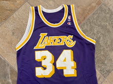 Load image into Gallery viewer, Vintage Los Angeles Lakers Shaquille O'Neal Champion Basketball Jersey, Size 48, XL