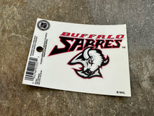 Load image into Gallery viewer, Vintage Buffalo Sabres Goat Head Window Static Cling Decal ###