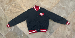 Vintage San Francisco 49ers Starter Satin Football Jacket, Size Medium