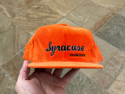 Vintage Syracuse Orangemen The Game Corduroy Snapback College Hat