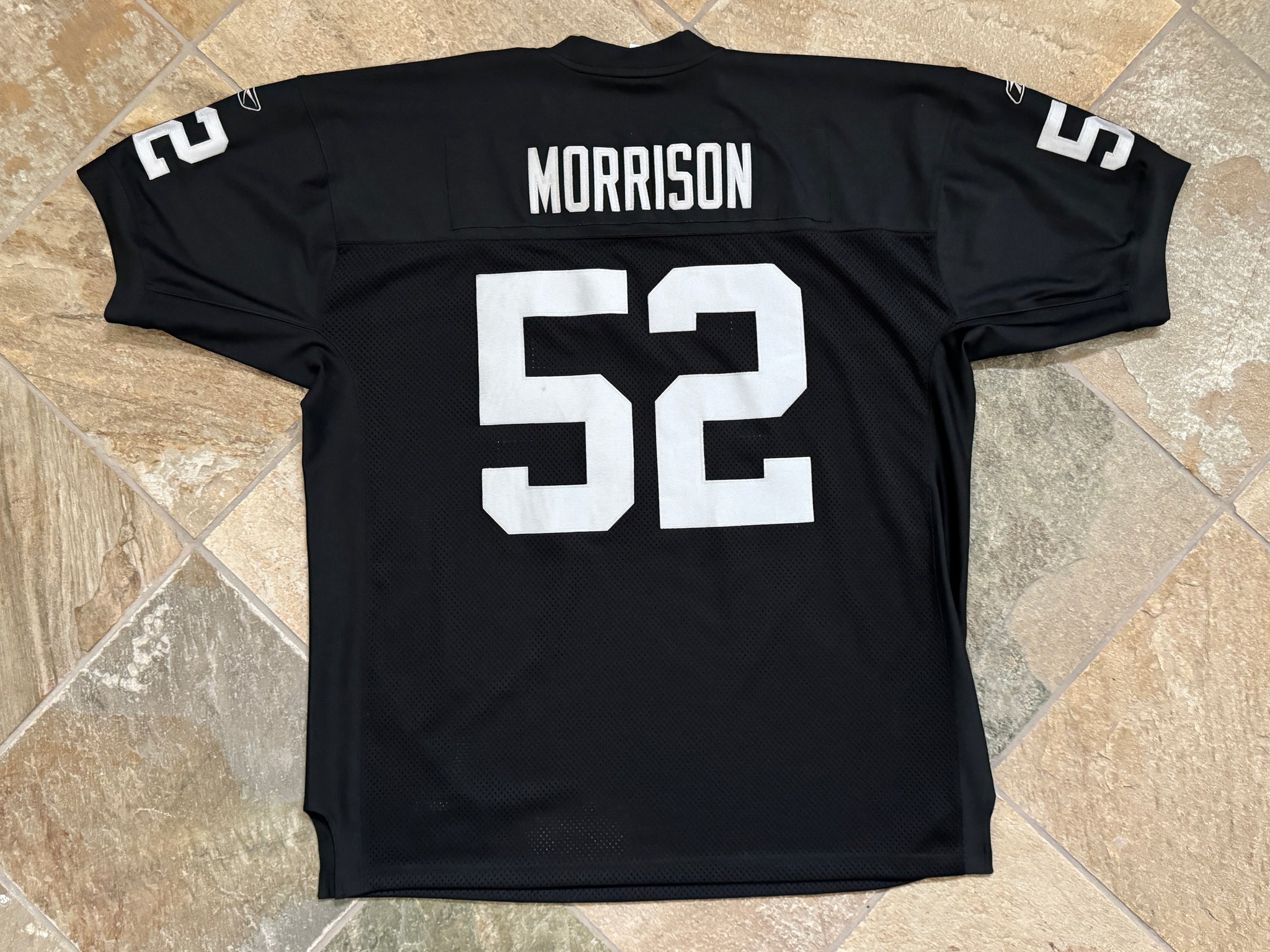 Vintage Oakland Raiders Kirk Morrison Reebok Football Jersey, Size