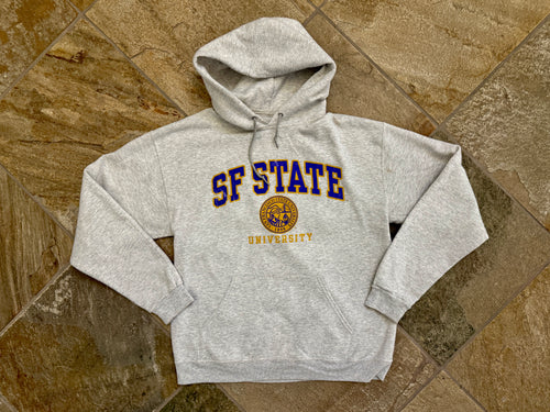 Vintage San Francisco State Golden Gators College Sweatshirt, Size Large