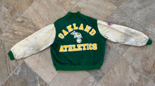 Load image into Gallery viewer, Vintage Oakland Athletics Chalkline Varsity Jacket, Size XXL
