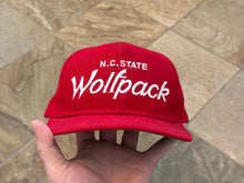 Load image into Gallery viewer, Vintage NC State Wolfpack Sports Specialties Script Snapback College Hat