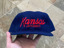 Load image into Gallery viewer, Vintage late Kansas Jayhawks Sports Specialties Script Snapback College Hat