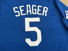 Load image into Gallery viewer, Los Angeles Dodgers Corey Seager Majestic Baseball Jersey, Size Large
