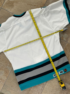 Vintage San Jose Sharks CCM Authentic Hockey Jersey, Size 44, Large