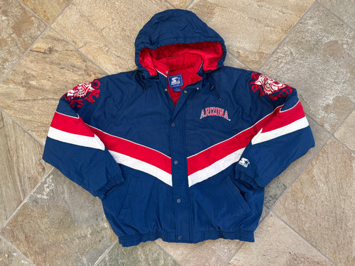 Vintage Arizona Wildcats Starter Parka College Jacket, Size XL