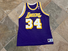 Load image into Gallery viewer, Vintage Los Angeles Lakers Shaquille O'Neal Champion Basketball Jersey, Size 48, XL
