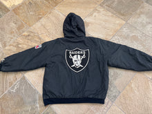Load image into Gallery viewer, Vintage Los Angeles Raiders Parka Football Jacket, Size Large