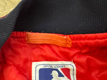 Load image into Gallery viewer, Vintage Cleveland Indians Starter Satin Baseball Jacket, Size XL