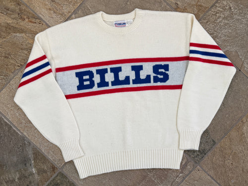 Vintage Buffalo Bills Cliff Engle Sweater Football Sweatshirt, Size Large