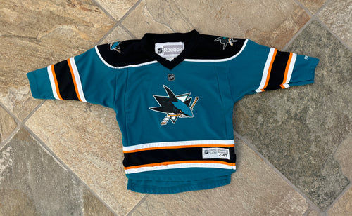 San Jose Sharks Reebok Hockey Jersey, Size 2T-4T