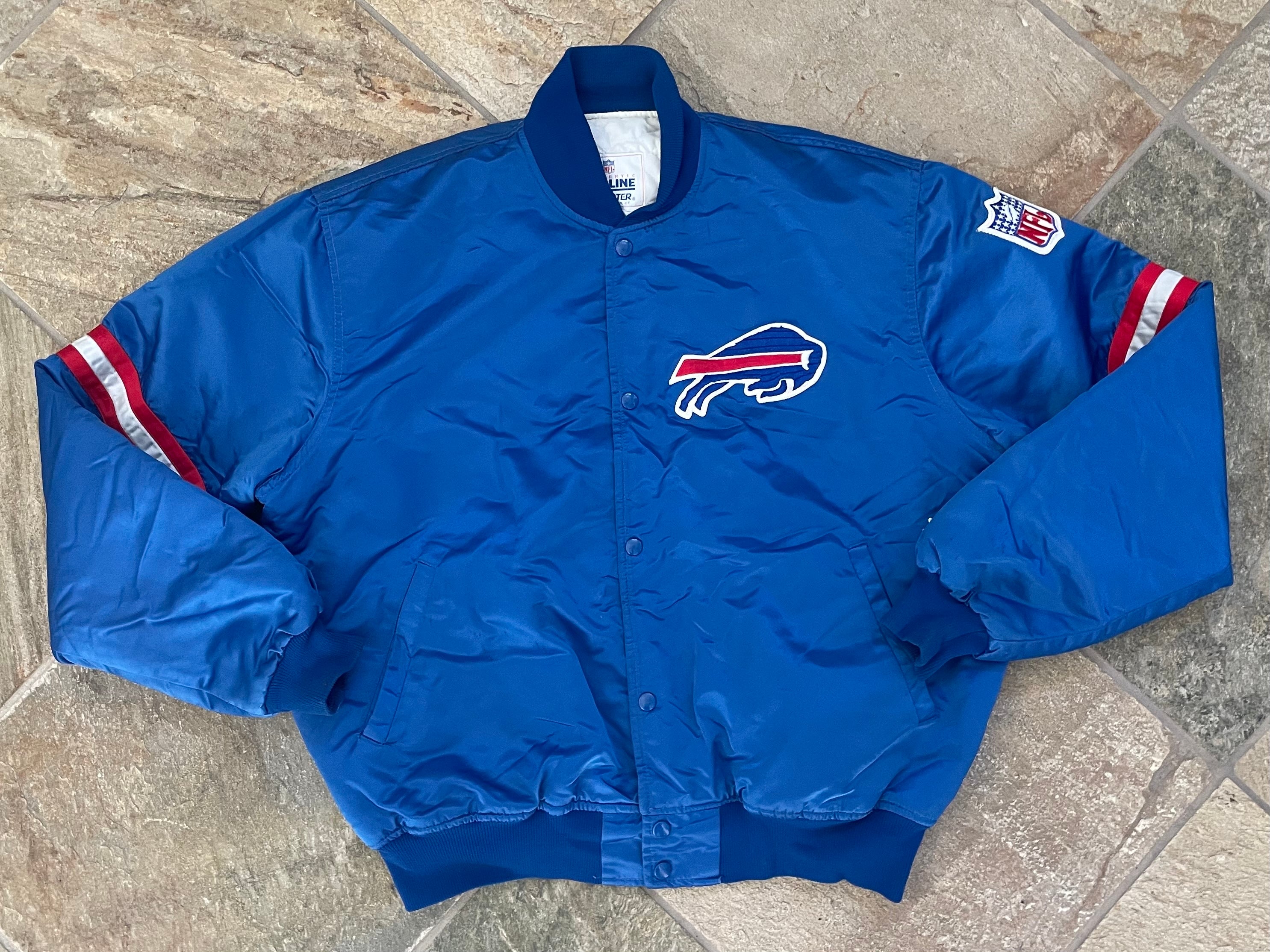 90s Buffalo BILLS Jacket -- Satin Bomber Jacket 1980s Football, Shop Exile