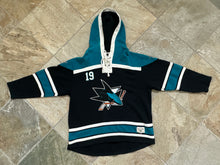 Load image into Gallery viewer, San Jose Sharks Joe Thornton Old Time Hockey Sweatshirt, Size XL