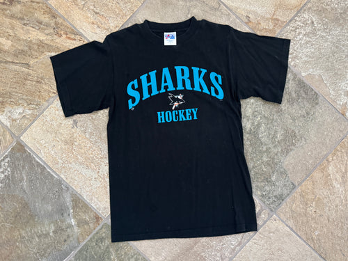 Vintage San Jose Sharks Majestic Hockey TShirt, Size Large