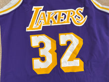 Load image into Gallery viewer, Vintage Los Angeles Lakers Magic Johnson Sand Knit Basketball Jersey, Size Large