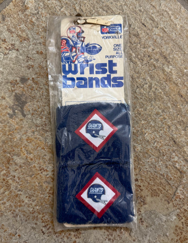 Vintage New York Giants NFL Football Sweat Wristbands ###