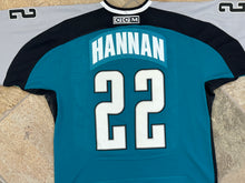 Load image into Gallery viewer, Vintage San Jose Sharks Scott Hannan CCM Hockey Jersey, Size Medium
