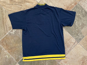 Vintage Michigan Wolverines Basketball Warmup College Jacket, Size Large