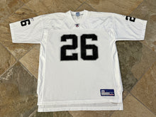Load image into Gallery viewer, Vintage Oakland Raiders Rod Woodson Reebok Football Jersey, Size XL