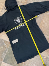 Load image into Gallery viewer, Vintage Los Angeles Raiders Triple Fat Goose Football Jacket, Size Large