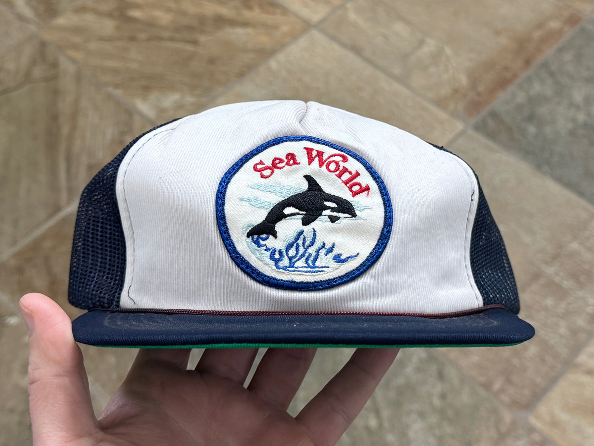 Vintage Sea World Theme Park Snapback Hat *** – Stuck In The 90s Sports