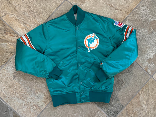 Vintage Miami Dolphins Starter Satin Football Jacket, Size Small