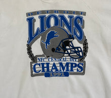 Load image into Gallery viewer, Vintage Detroit Lions 1991 Division Champions Football Sweatshirt, Size XL