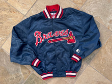 Load image into Gallery viewer, Vintage Atlanta Braves Starter Satin Baseball Jacket, Size Large