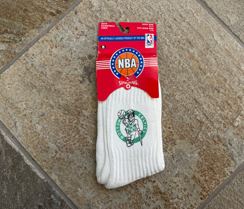 Vintage Boston Celtics Spalding NBA Basketball Socks, Size 3-9 ###