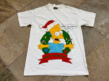 Load image into Gallery viewer, Vintage Bart Simpson Simpsons Christmas TShirt, Size Medium ###